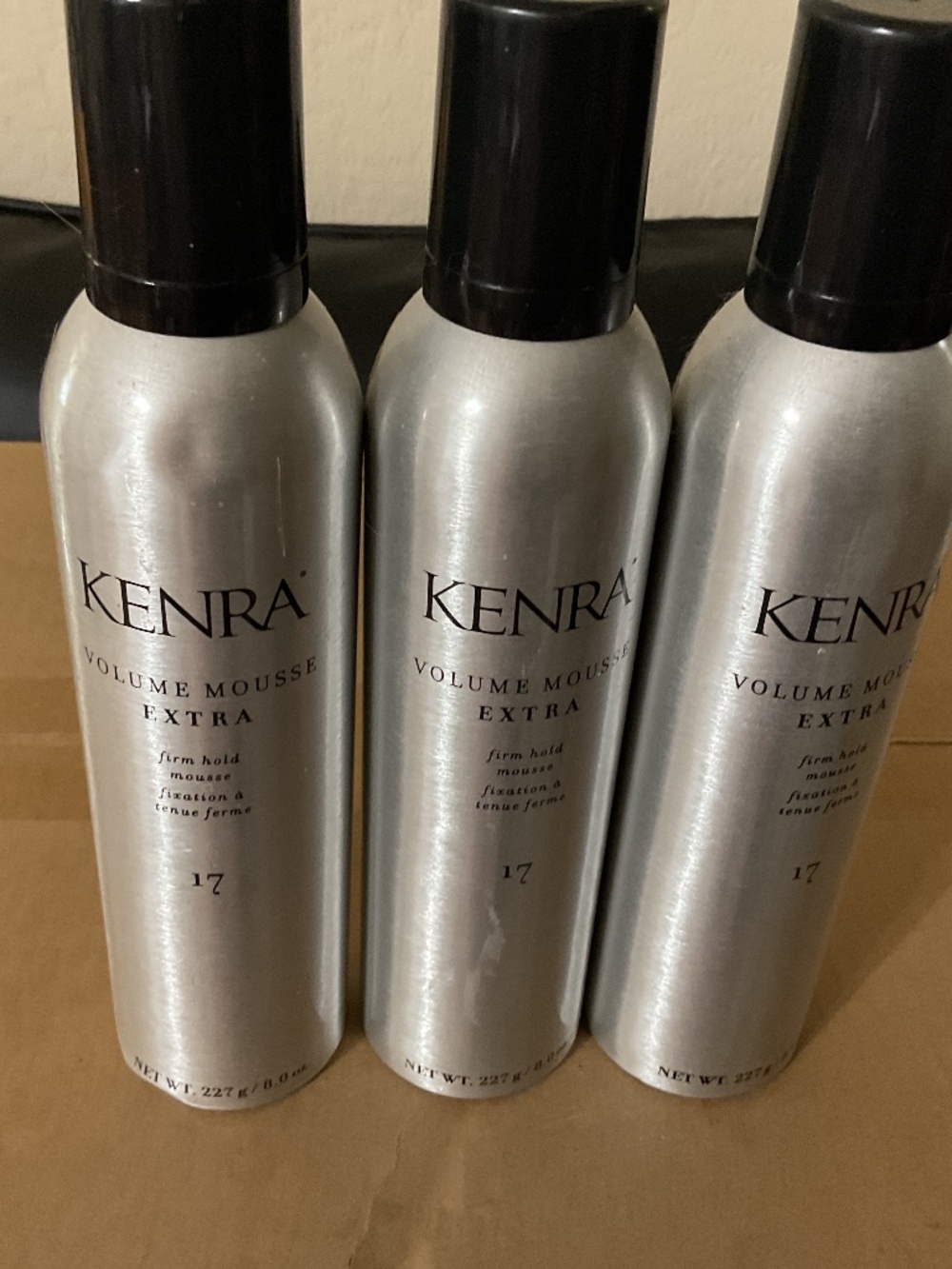 Kenra Volume Mousse #17 Extra Firm Hold 8 oz (Pack of 3 )